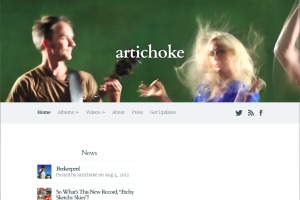 Screenshot of Artichoke website