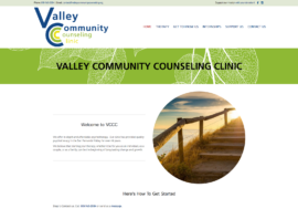 Screenshot of Valley Community Counseling Center