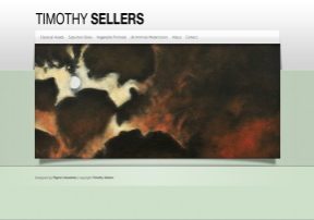 Screenshot of Timothy Sellers website